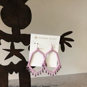NWT Kendra Scott Matte Lilac Thomas Earrings